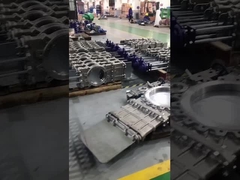 2回作用する気圧駆動装置のスラリーナイフ・ゲート・バルブ