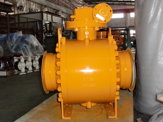 600LB Trunnion Ball Valve with Blowout Proof Design