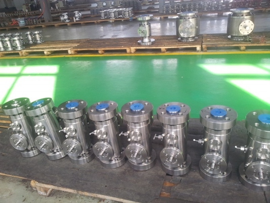 Double Flanged 2500lb Dual Discharge DBB Ball Valve